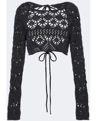 Alanui - Top Tim To Shine En Crochet - Lyst