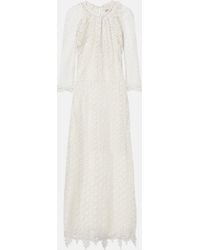 Isabel Marant - Hayra Cotton Guipure Lace Maxi Dress - Lyst