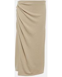Vince - Wickelrock Aus Jersey - Lyst