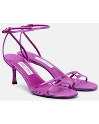 Jimmy Choo - 1998 Leo Satin Sandals - Lyst