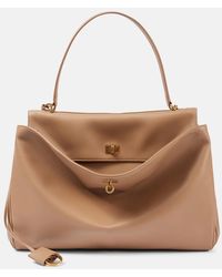Balenciaga - Rodeo Large Leather Shoulder Bag - Lyst