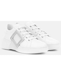 Roger Vivier - Zapatillas Viv' Skate De Piel - Lyst