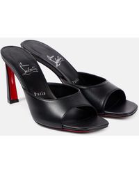 Christian Louboutin - Condora 85 Leather Mule - Lyst