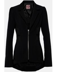 Jean Paul Gaultier - Zipped Blazer - Lyst