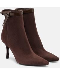 Jimmy Choo - Camie 85 Suede Ankle Boots - Lyst