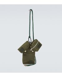 Sacai Multi-pouch Nylon Bags - Green