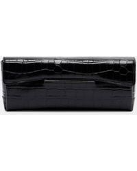 TOTEME - T-Clutch Small Croc-Effect Leather Clutch - Lyst