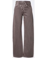 Agolde - Arc Criss Cross Wide-Leg Jeans - Lyst