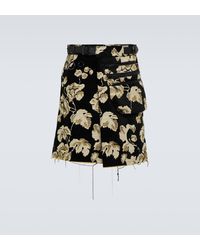 Undercover - Floral Jacquard Skirt - Lyst