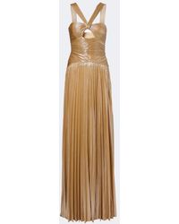 retroféte - Solace Plisse Halterneck Gown - Lyst