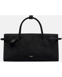 Alaïa - Tote Bag Aus Veloursleder - Lyst