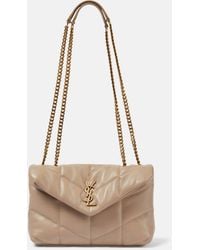 Saint Laurent - Toy Puffer Leather Shoulder Bag - Lyst