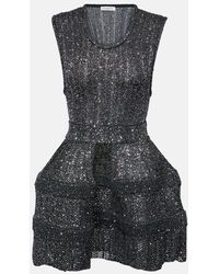 Alaïa - Sequined Minidress - Lyst