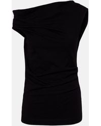 Dries Van Noten - Asymmetric Cotton Top - Lyst