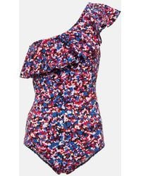 Isabel Marant - Sicilya Printed One Piece Swimsuit - Lyst