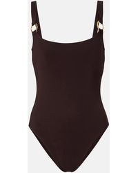 Karla Colletto - Luca Ring-Detail Swimsuit - Lyst