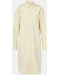 TOTEME - Cotton Poplin Shirt Dress - Lyst