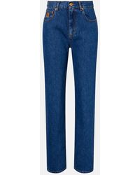 Blazé Milano - Paso Mid-Rise Straight Jeans - Lyst