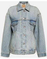 Balenciaga - Hourglass Denim Jacket - Lyst