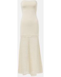 Posse - Romy Crochet-Trimmed Maxi Dress - Lyst