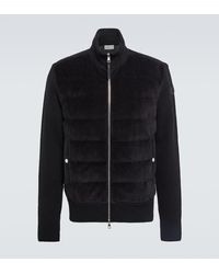 Moncler - Giacca in lana e velluto a coste - Lyst