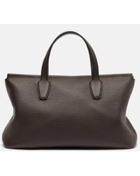 The Row - Marcel Leather Tote Bag - Lyst