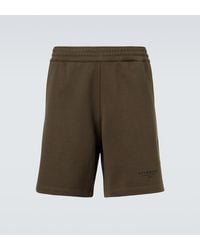 Givenchy - Stamp Cotton Bermuda Shorts - Lyst