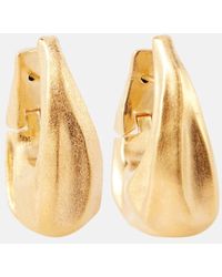 Khaite - Olivia Small 18kt Gold-plated Hoop Earrings - Lyst