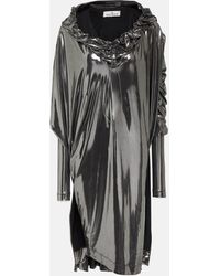 Vivienne Westwood - Draped Lame Midi Dress - Lyst