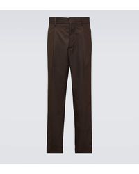 Tod's - Mid-rise Straight Pants - Lyst