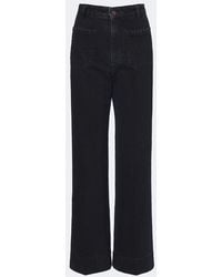 Victoria Beckham - Alina Wide-Leg Jeans - Lyst