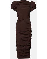 Magda Butrym - Midikleid Aus Seide - Lyst