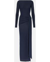 Alex Perry - Semi-Sheer Gathered Gown - Lyst