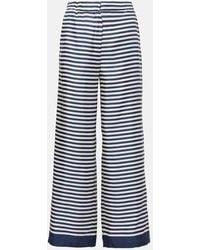 Max Mara - Weite Hose Nine Aus Seide - Lyst