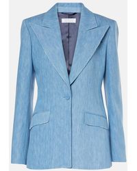 Gabriela Hearst - Leiva Denim Blazer - Lyst