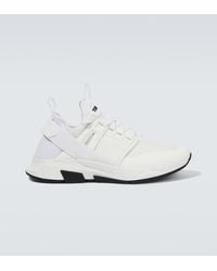 Tom Ford - Lace-Up Sneakers With Logo Patch - Lyst