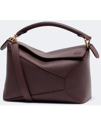 Loewe - Puzzle Edge Small Leather Top-Handle Bag - Lyst