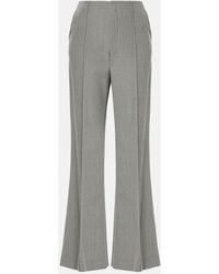 Chloé - Pantalones Flared De Lana - Lyst