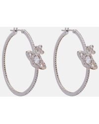 Vivienne Westwood - Ohrringe Orb Mit Kristallen - Lyst