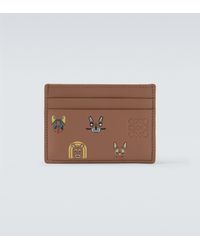Loewe - X Louis Wain Printed Leather Cardholder - Lyst