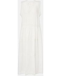 Ulla Johnson - Maxikleid Thalia Aus Baumwolle - Lyst