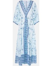 Juliet Dunn - Printed Cotton Kaftan - Lyst