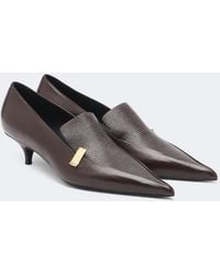 Proenza Schouler - Slash Leather Loafer Pumps - Lyst