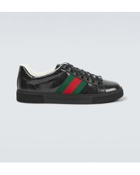 Gucci - Sneakers Ace GG Crystal in canvas - Lyst