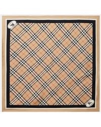 Burberry - Sciarpa Check - Lyst
