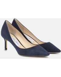 Jimmy Choo - Romy 60 Pumps Aus Veloursleder - Lyst
