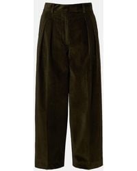 Altuzarra - Dash Cotton Corduroy Barrel-Leg Pants - Lyst
