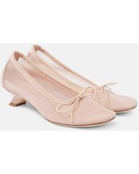 Simone Rocha - Pumps Aus Mesh Mit Leder - Lyst