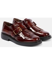 Tod's - Leather Monk Strap Shoes - Lyst