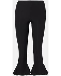 Nensi Dojaka - Cropped Flared Capri Pants - Lyst